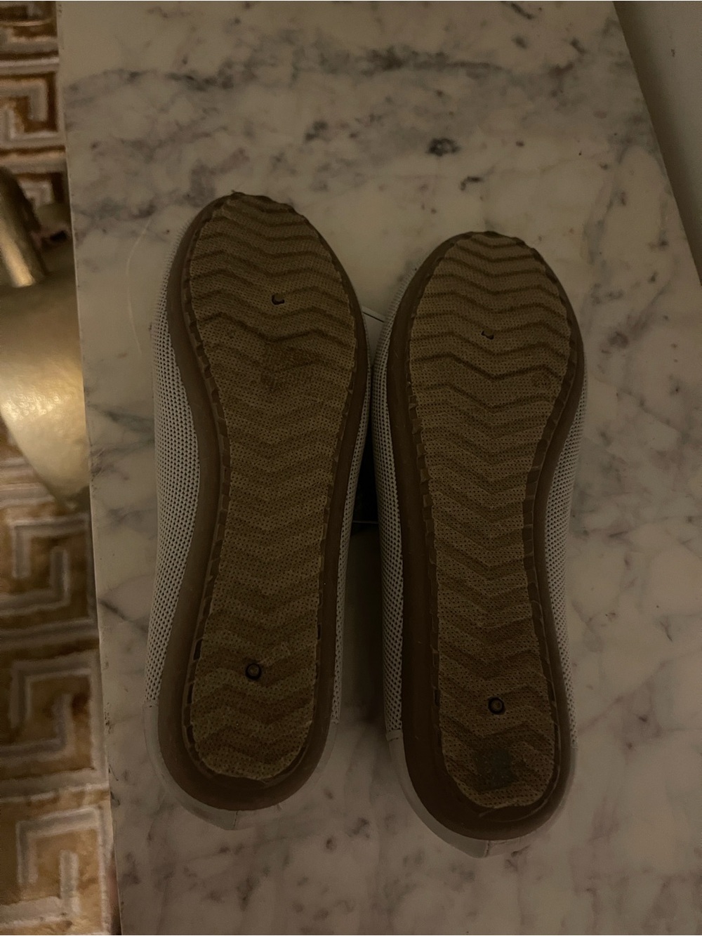 Women’s Gray Slip-On Mesh Flats